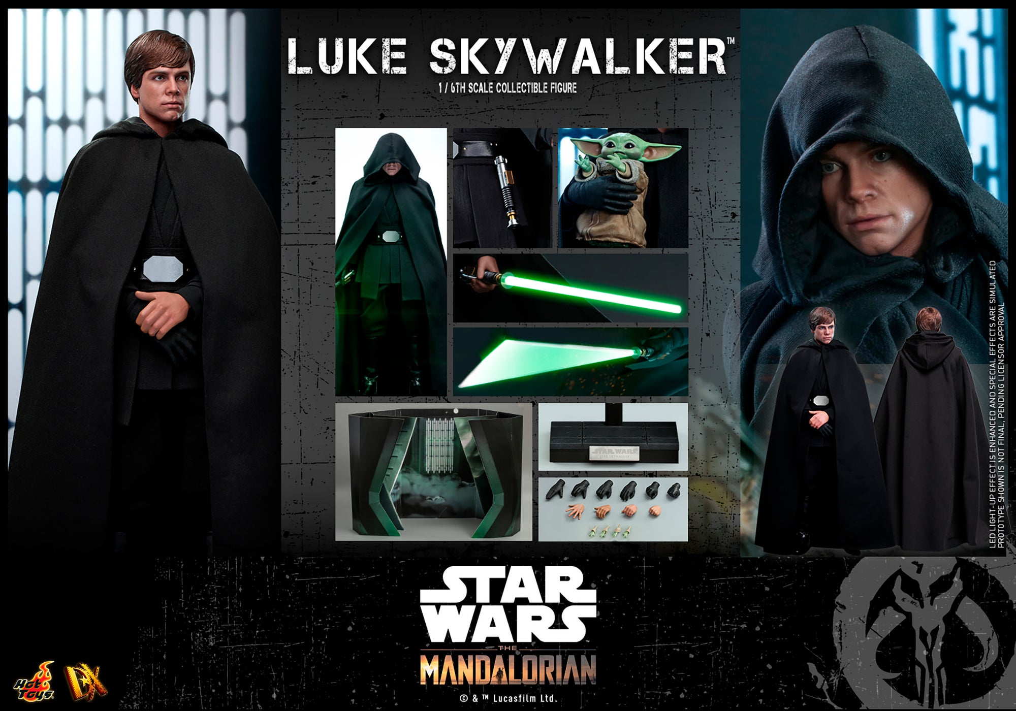 Luke Skywalker The Mandalorian Sixth Scale Figure