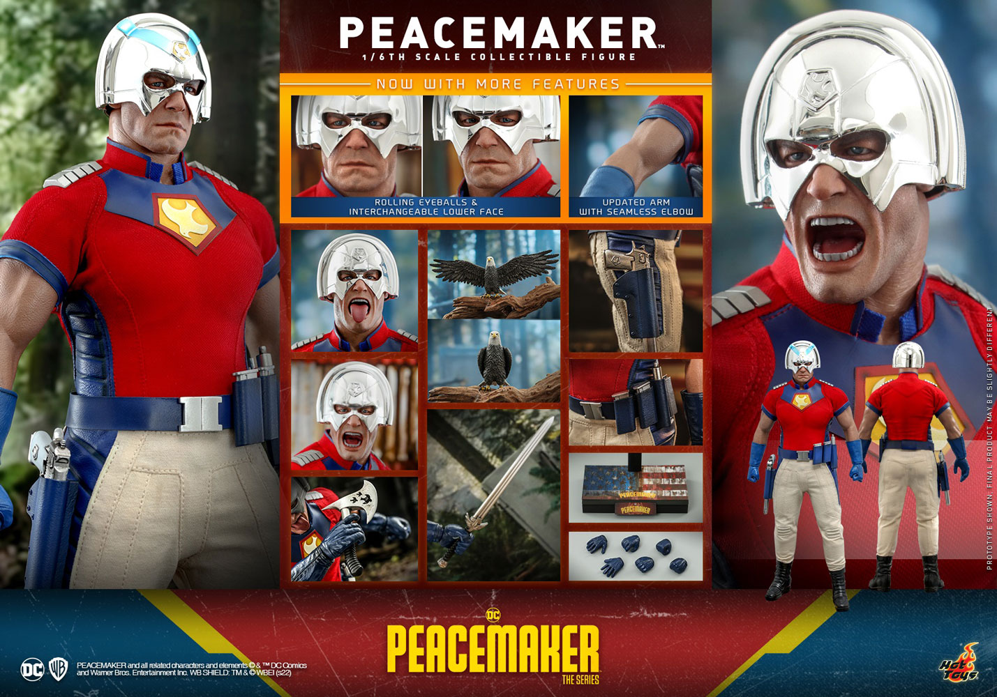 DC Comics Peacemaker Sixth Scale Figure