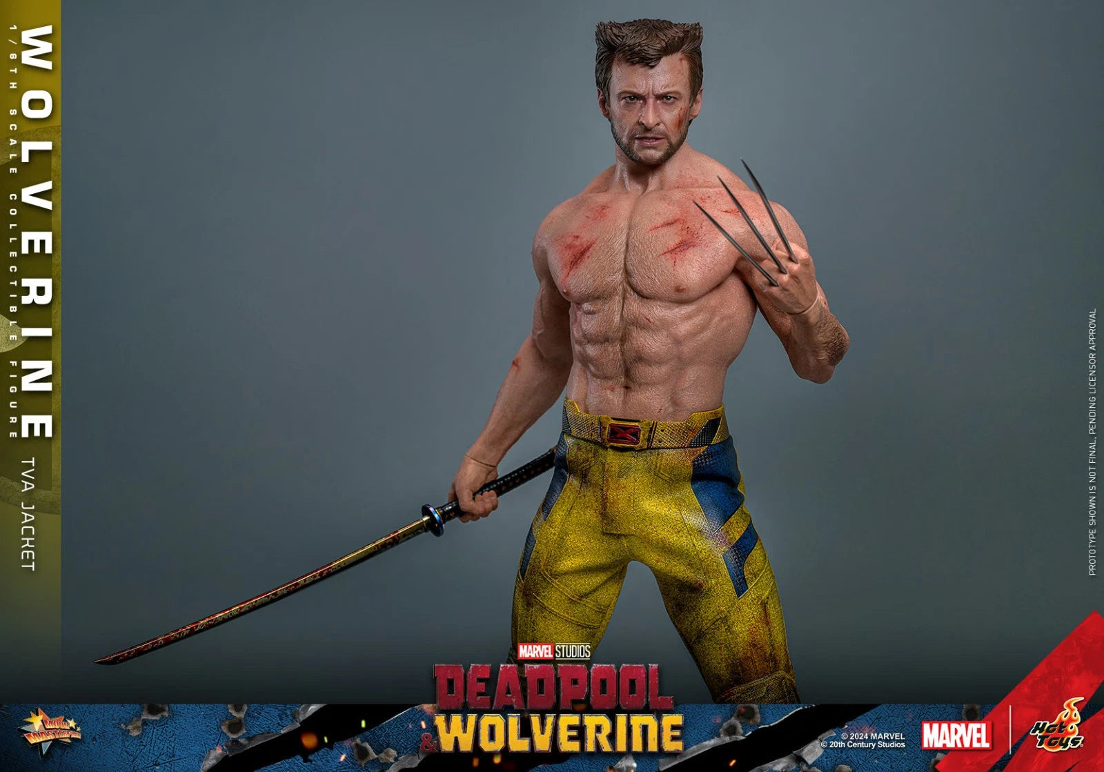 Wolverine TVA Jacket Version 1/6 Scale 12" Figure Marvel MMS756
