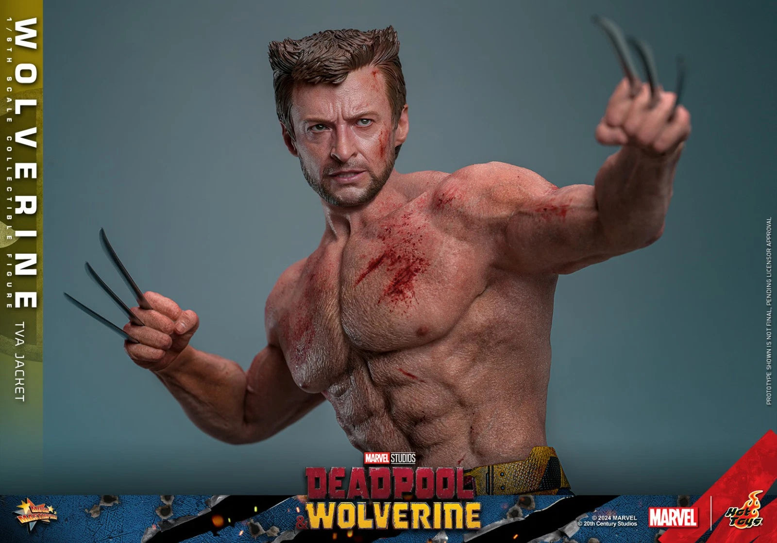 Wolverine TVA Jacket Version 1/6 Scale 12" Figure Marvel MMS756
