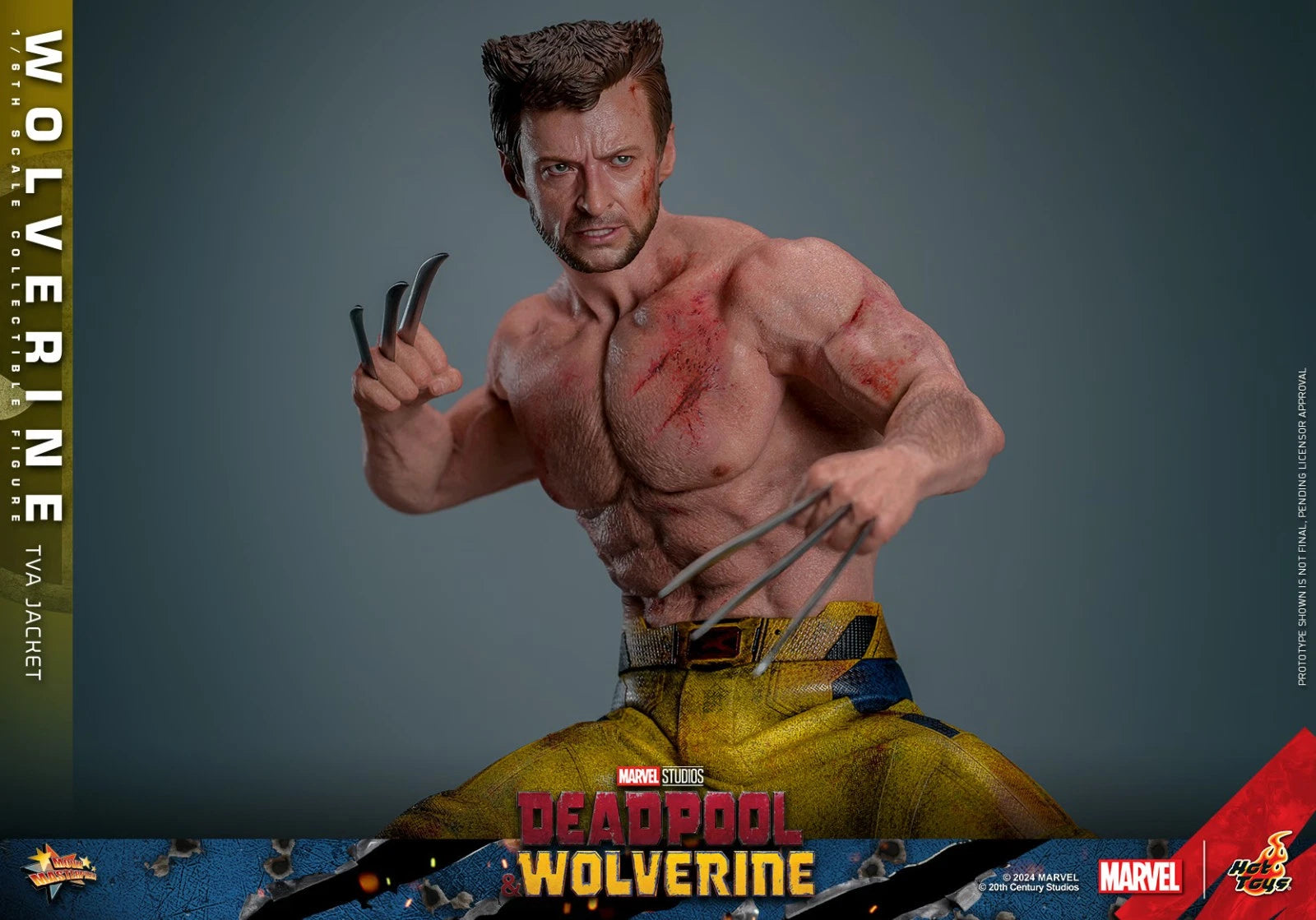 Wolverine TVA Jacket Version 1/6 Scale 12" Figure Marvel MMS756