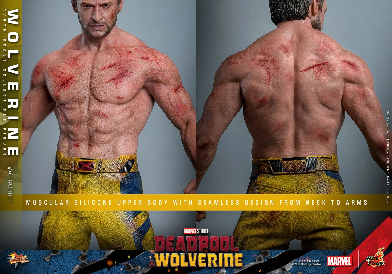 Wolverine TVA Jacket Version 1/6 Scale 12" Figure Marvel MMS756