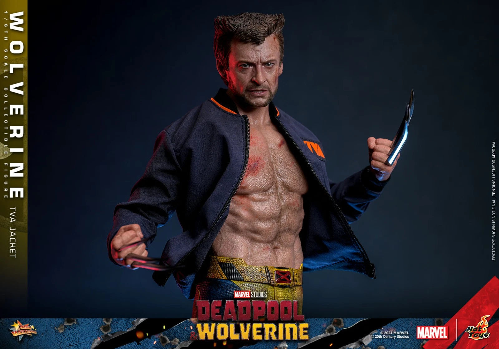 Wolverine TVA Jacket Version 1/6 Scale 12" Figure Marvel MMS756