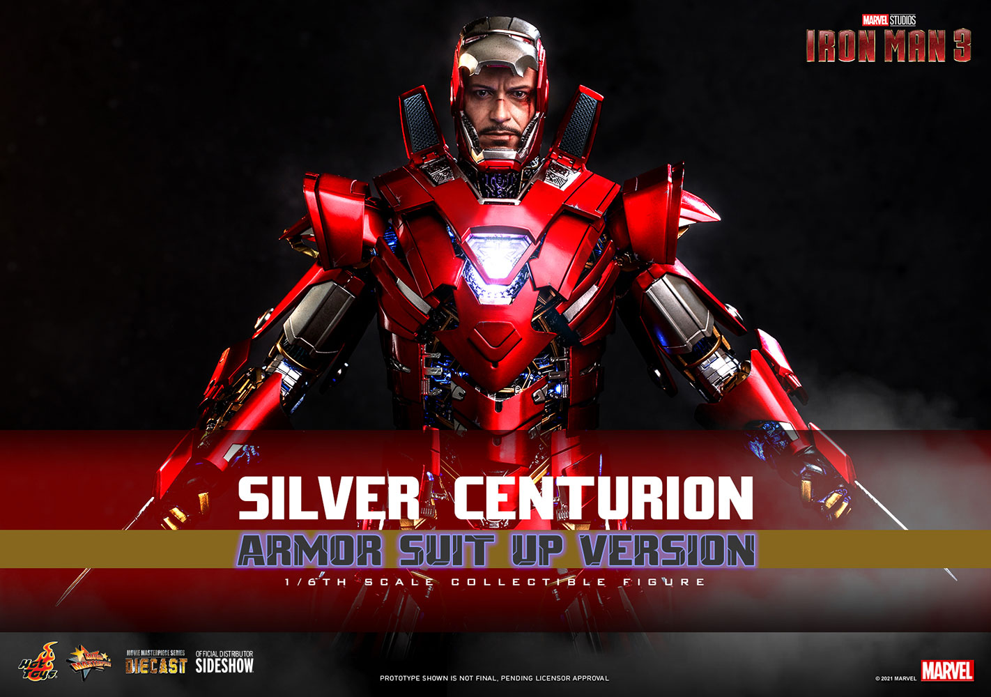Silver Centurion (Armor Suit Up Version) Sixth Scale Figure