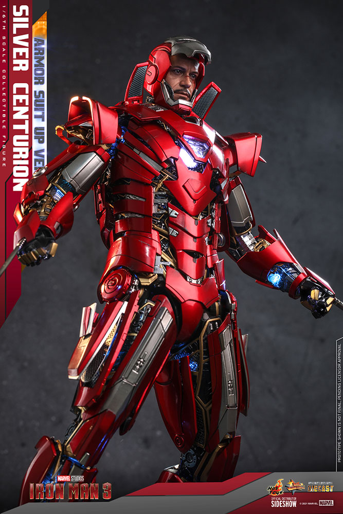 Silver Centurion (Armor Suit Up Version) Sixth Scale Figure