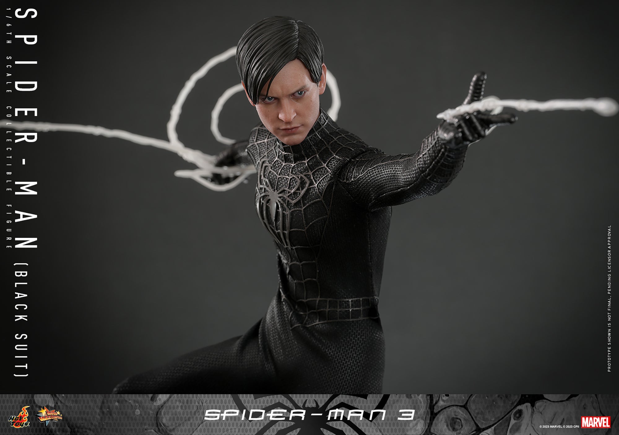 Spider-Man (Black Suit) Sixth Scale Figure