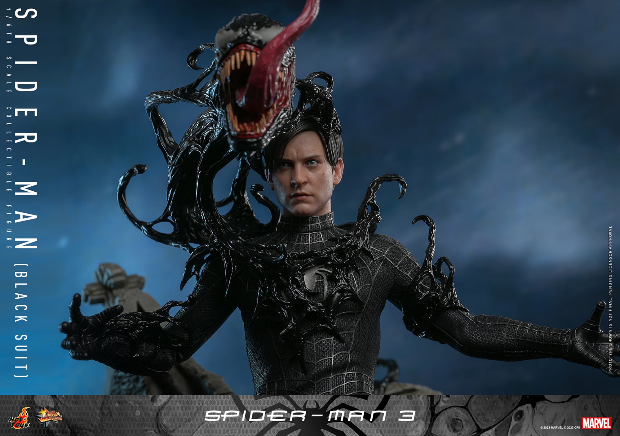 Spider-Man (Black Suit) Sixth Scale Figure