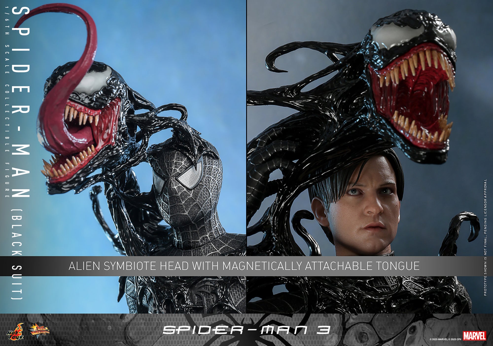 Spider-Man (Black Suit) Sixth Scale Figure