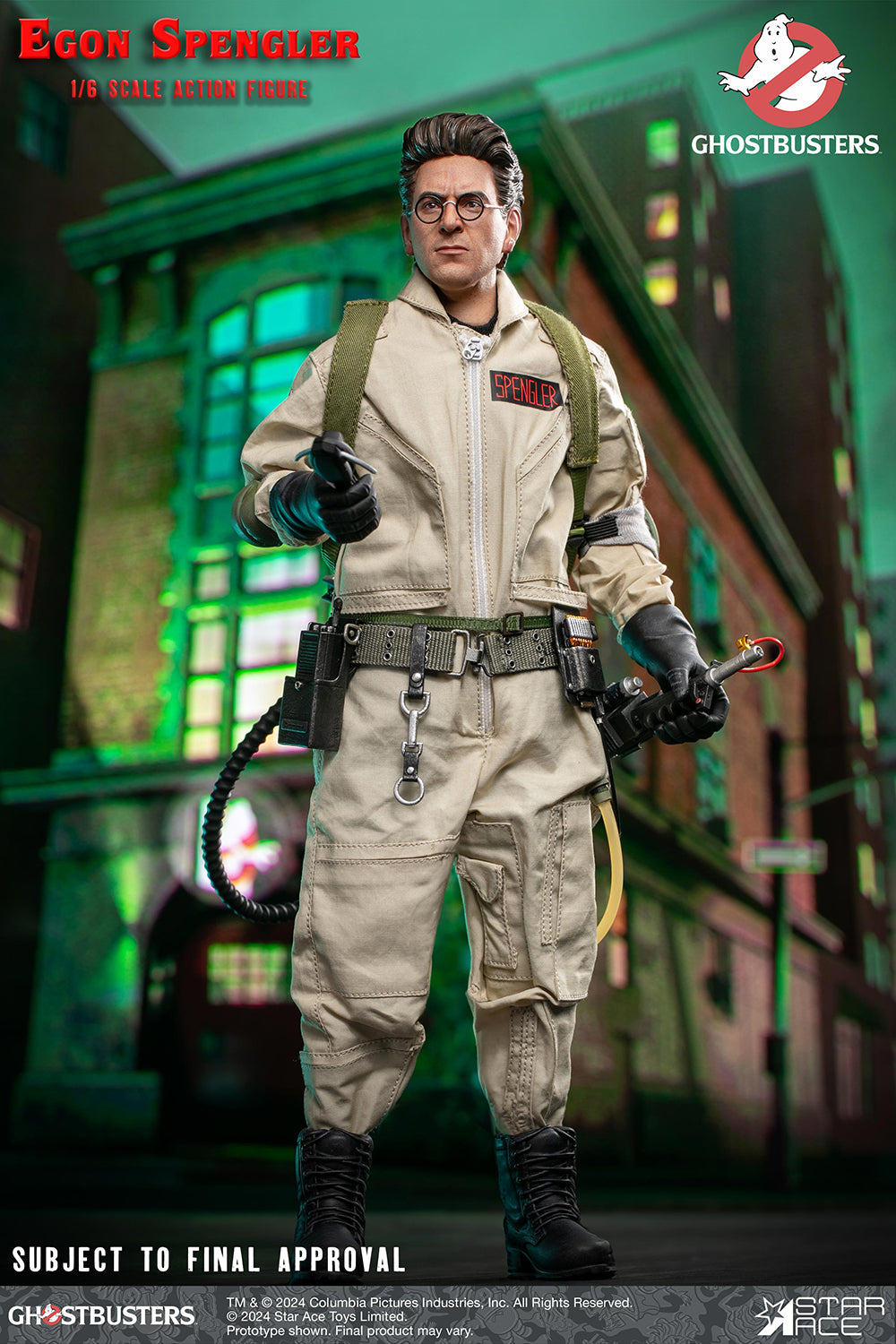 Ghostbusters Dr. Egon Spengler 1/6 Scale Action Figure