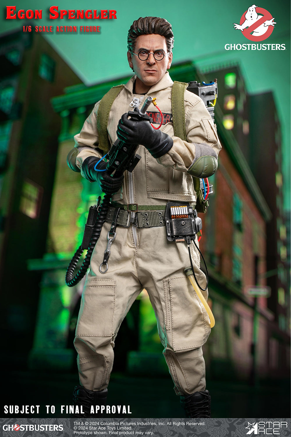 Ghostbusters Dr. Egon Spengler 1/6 Scale Action Figure