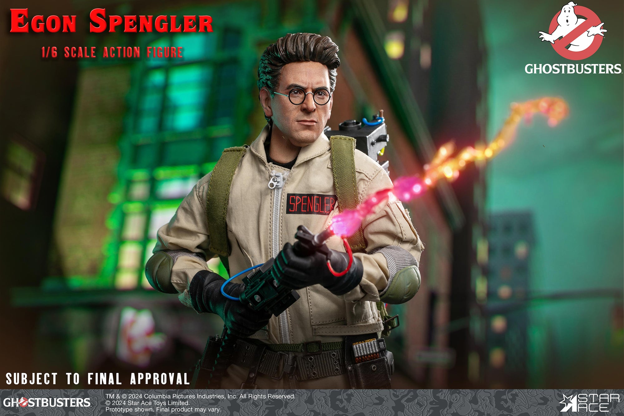 Ghostbusters Dr. Egon Spengler 1/6 Scale Action Figure
