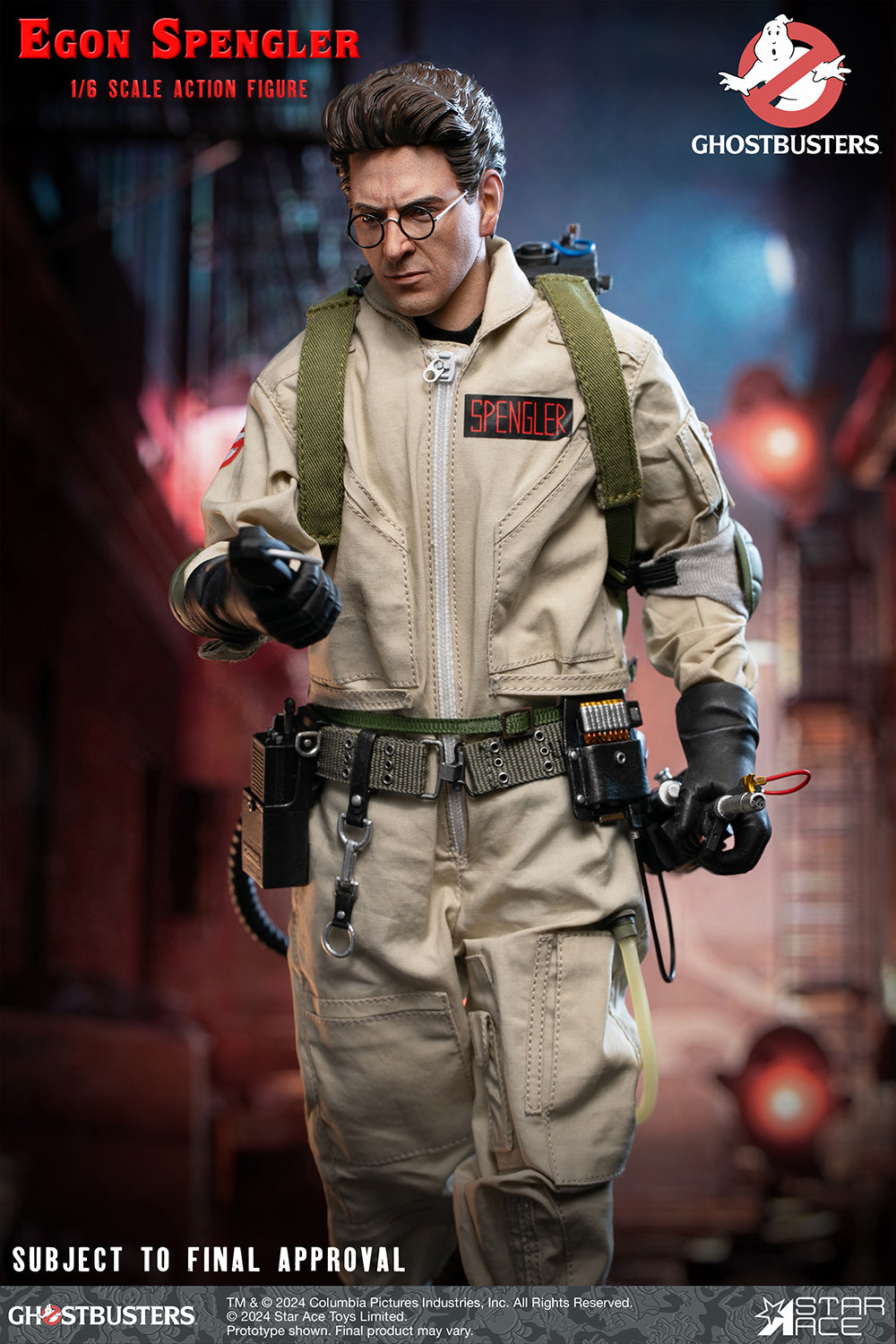 Ghostbusters Dr. Egon Spengler 1/6 Scale Action Figure