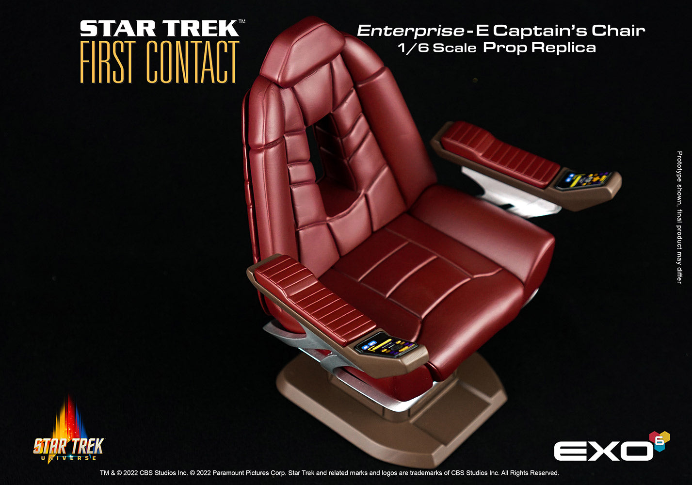 Star Trek: First Contact Enterprise-E Captain’s Chair Prop Replica