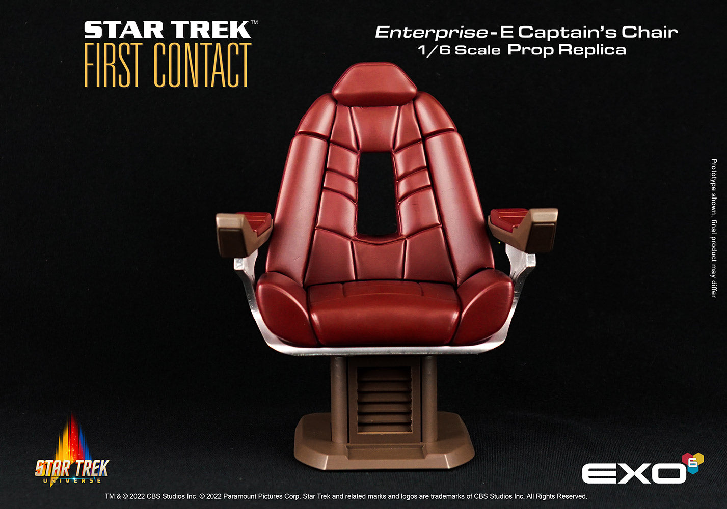 Star Trek: First Contact Enterprise-E Captain’s Chair Prop Replica
