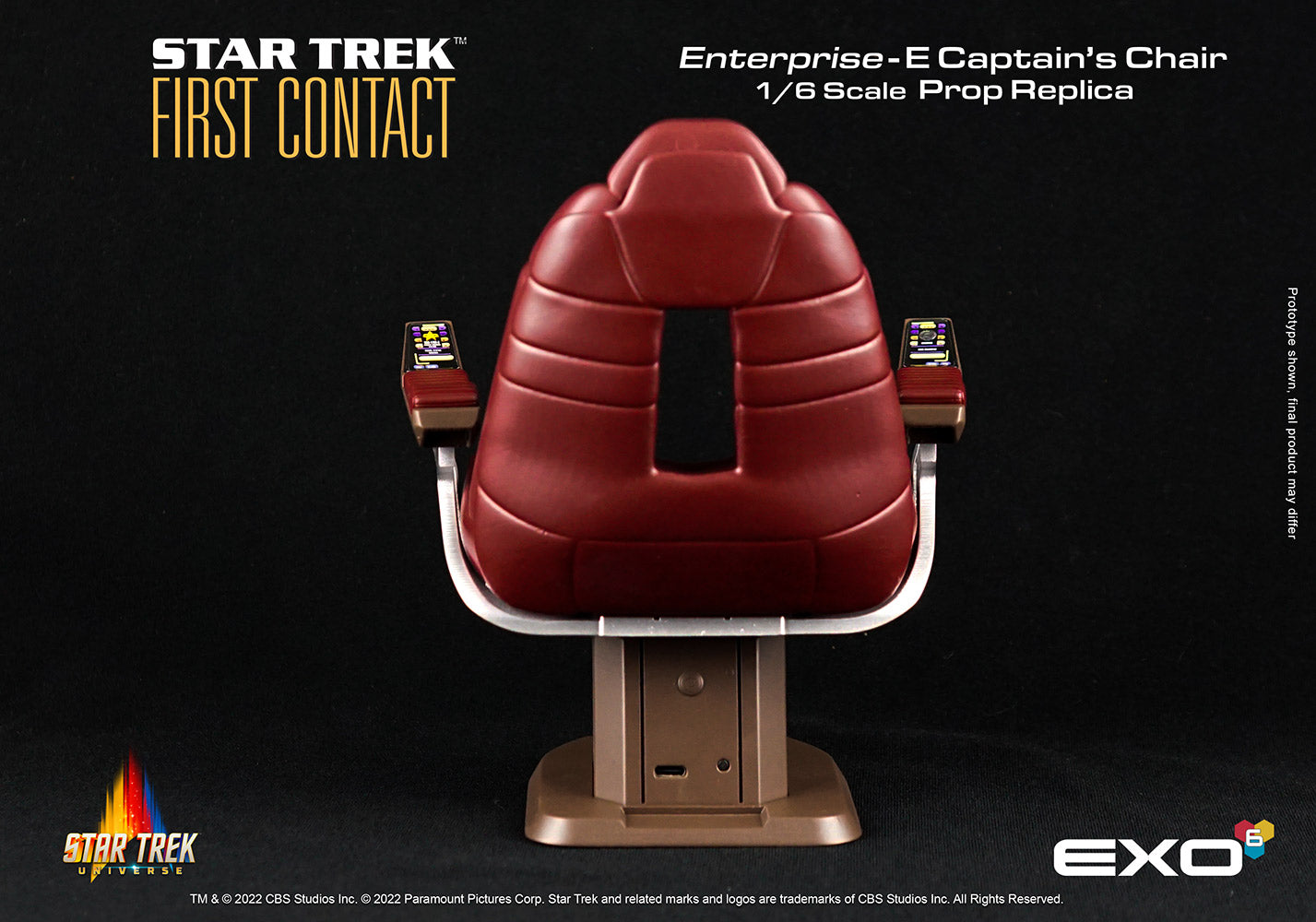 Star Trek: First Contact Enterprise-E Captain’s Chair Prop Replica