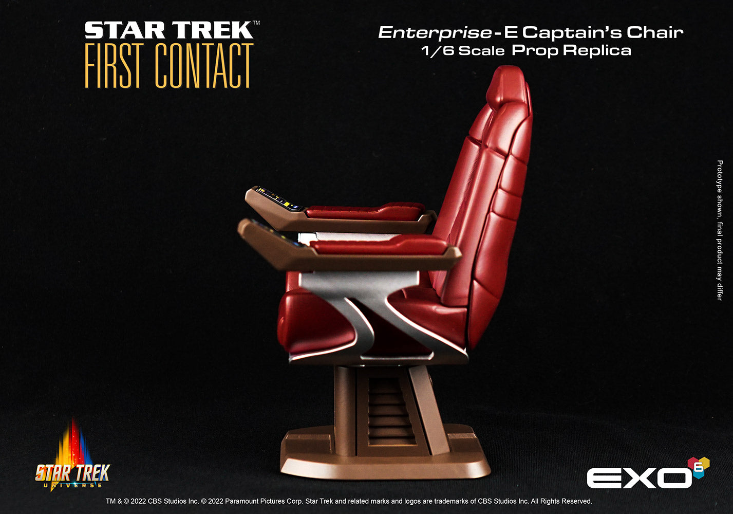 Star Trek: First Contact Enterprise-E Captain’s Chair Prop Replica