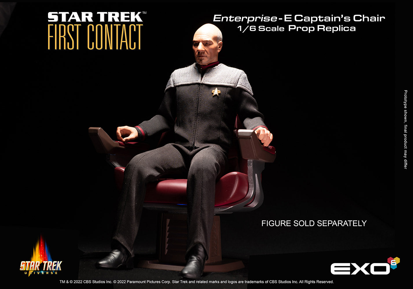 Star Trek: First Contact Enterprise-E Captain’s Chair Prop Replica