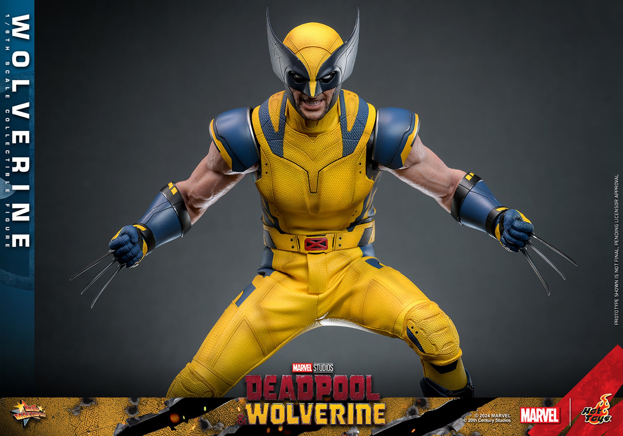Deadpool &amp; Wolverine Wolverine 1/6 Action Figure
