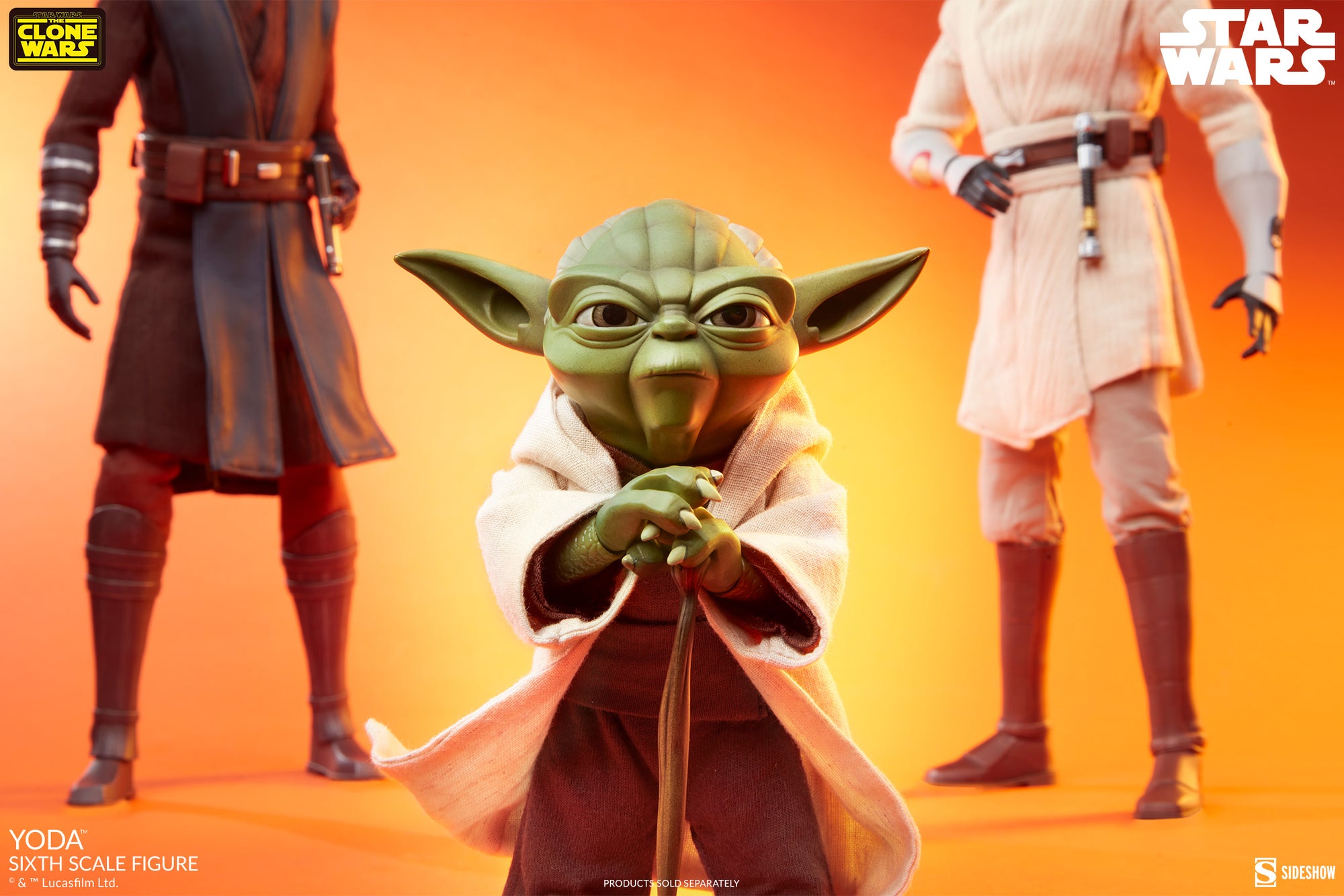 Yoda Star Wars: The Clone Wars Sixth Scale Figure