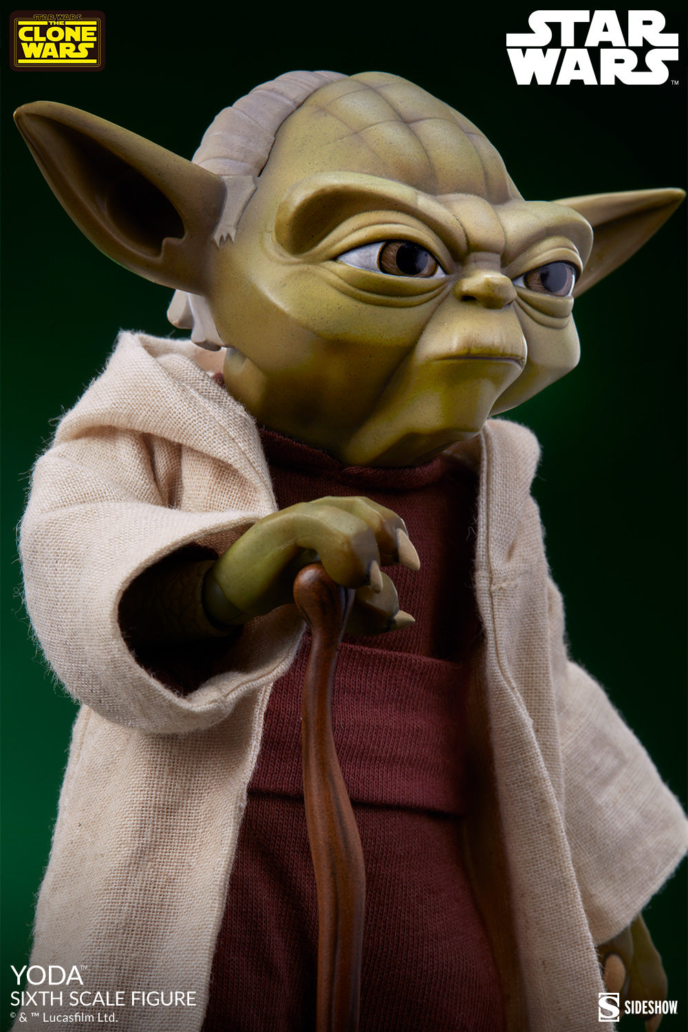 Yoda Star Wars: The Clone Wars Sixth Scale Figure