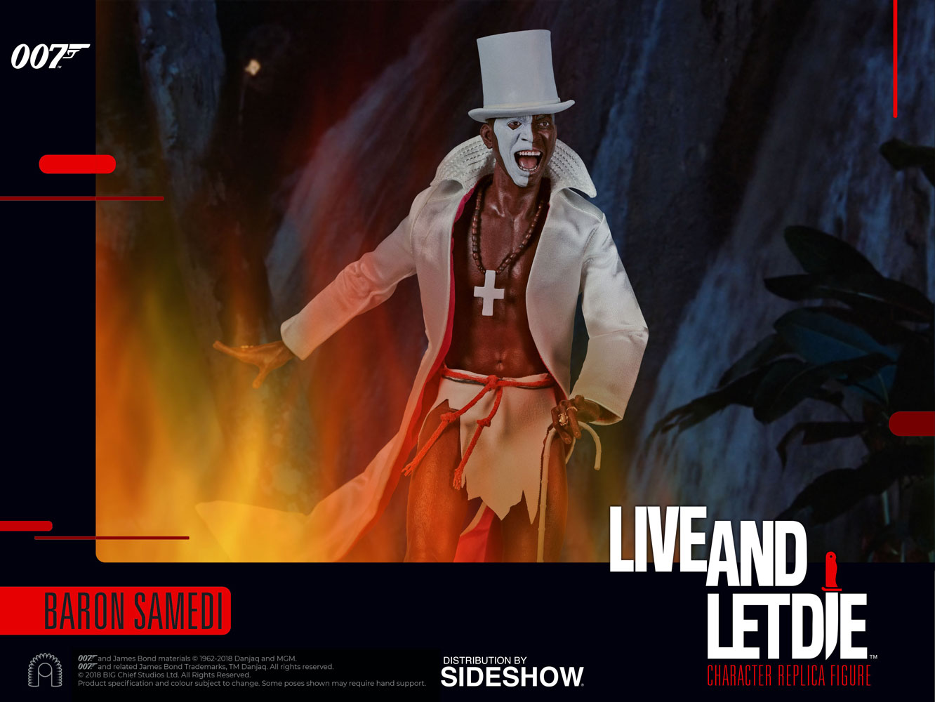 BIG Chief Studios Baron Samedi-Live and Let Die - Sixth Scale Figure - Collectors Row Inc.