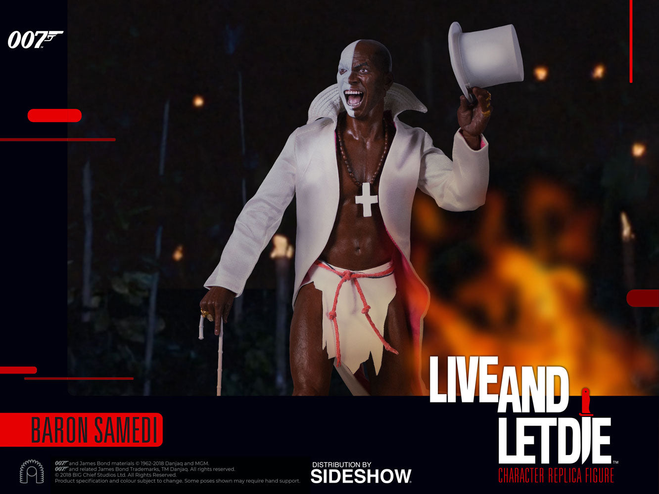 BIG Chief Studios Baron Samedi-Live and Let Die - Sixth Scale Figure - Collectors Row Inc.