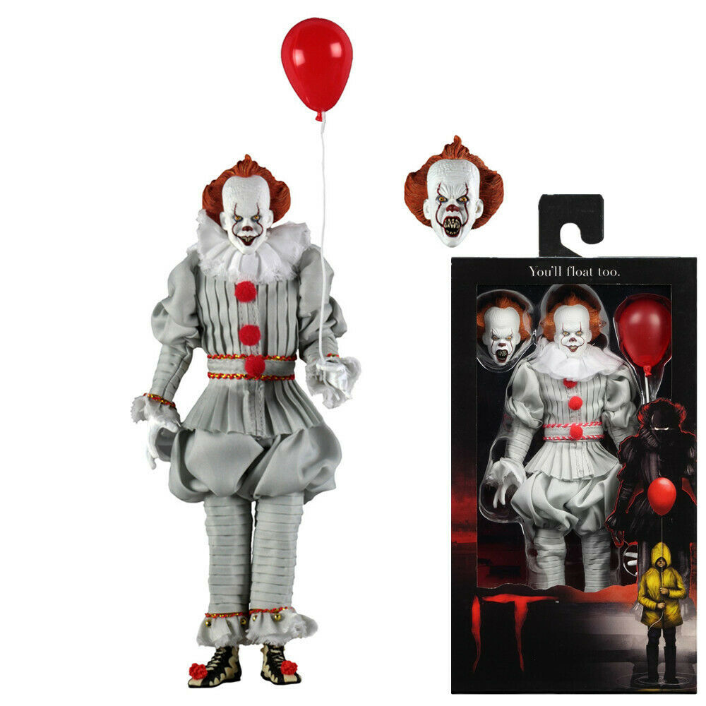 IT - 8&quot; Clothed Action Figure - Pennywise (2017) - Collectors Row Inc.