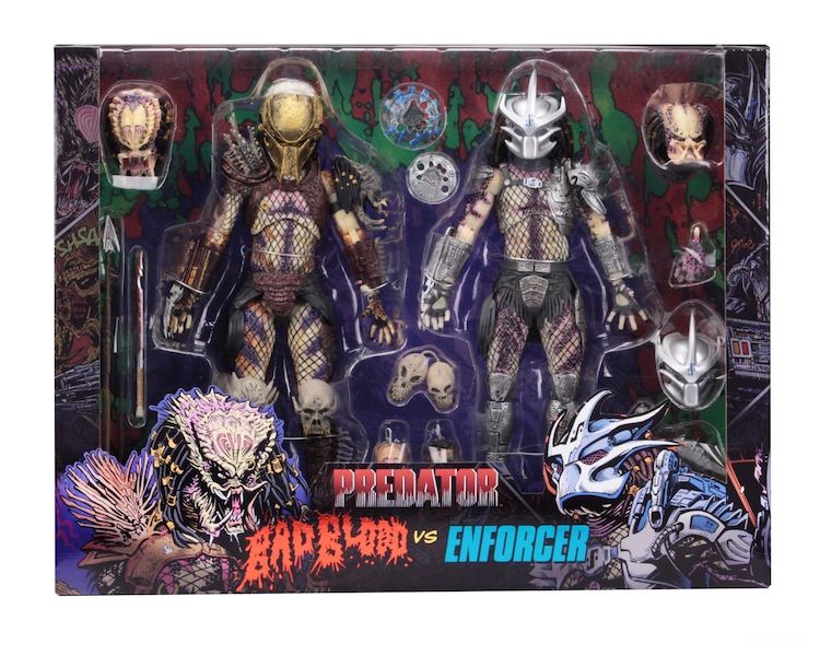 NECA Predator - 7" Scale Action Figure - Ultimate Bad Blood and Ultimate Enforcer 2 pack - Collectors Row Inc.
