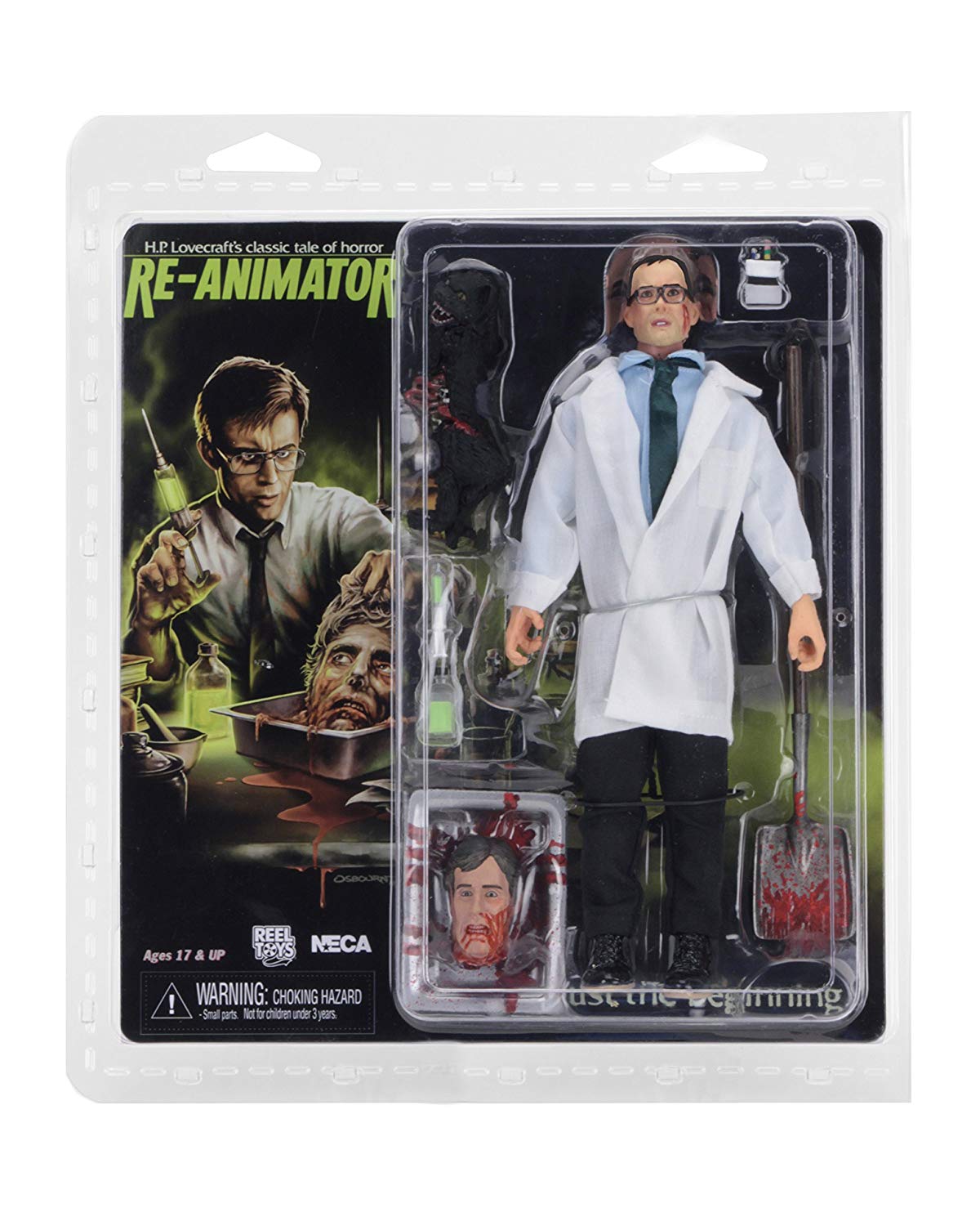 NECA Re-Animator - 8" Clothed Figure - Herbert West - Collectors Row Inc.