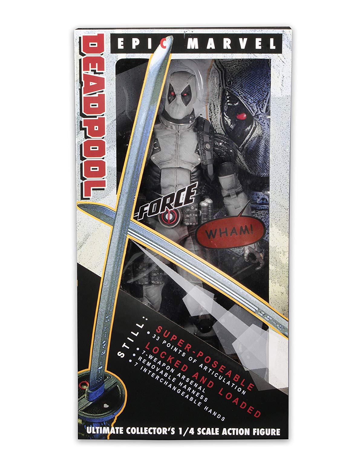 NECA Marvel X-Force Deadpool 1/4 Scale Action Figure - Collectors Row Inc.