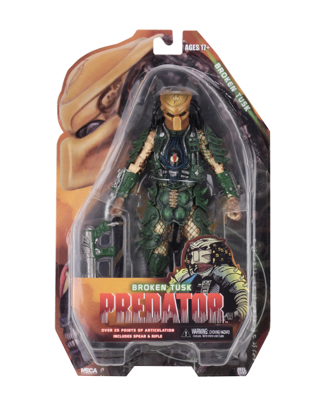NECA - Predator - 7" Scale Action Figures - Series 18 - Broken Tusk Predator - Collectors Row Inc.