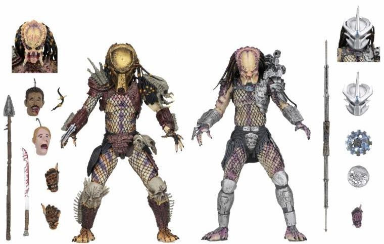 NECA Predator - 7" Scale Action Figure - Ultimate Bad Blood and Ultimate Enforcer 2 pack - Collectors Row Inc.