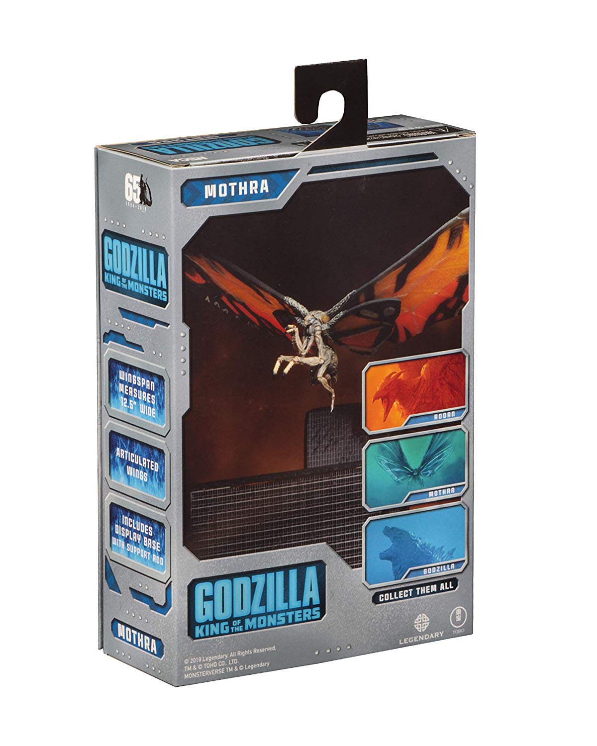 NECA - Godzilla - 7" Scale Action Figure - Mothra (2019) - Collectors Row Inc.