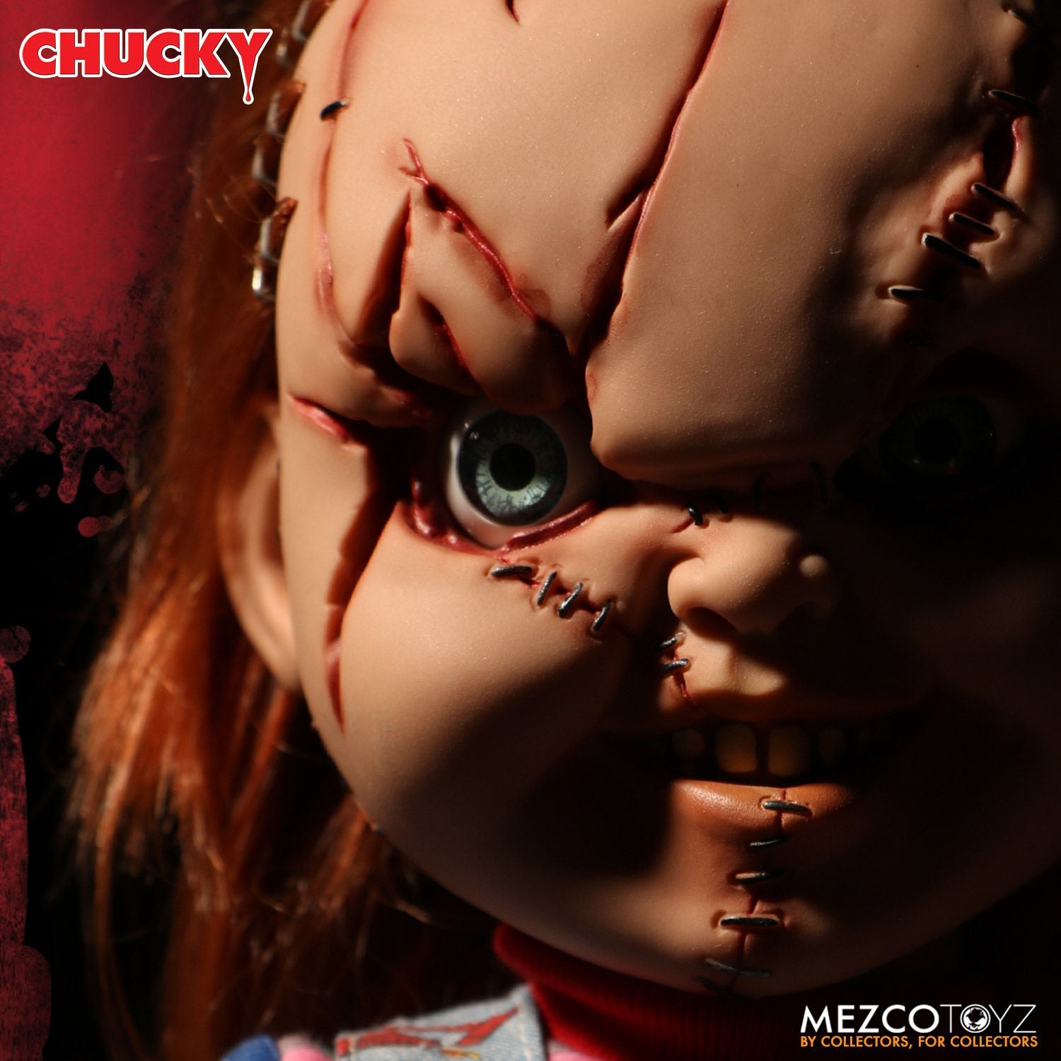 Mezco Toyz Chucky Child's Play Talking Mega Scale Action Figure, 15" - Collectors Row Inc.