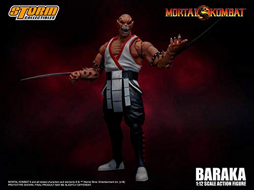 Mortal Kombat Storm Collectibles Baraka 1/12 Scale Action Figure - Collectors Row Inc.