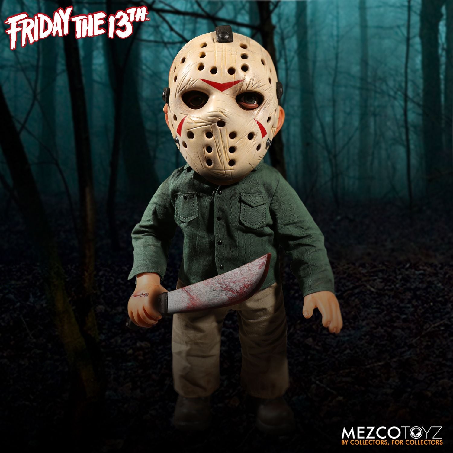 MEZCO Mega Jason FRIDAY THE 13TH with Sound Feature - Collectors Row Inc.