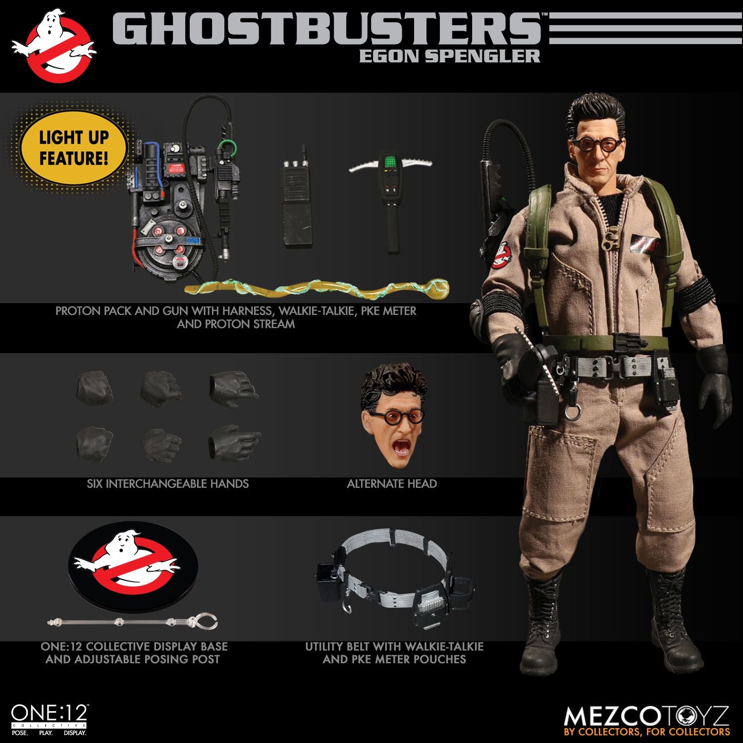 Mezco Ghostbusters One:12 Collective Deluxe Box Set - Collectors Row Inc.