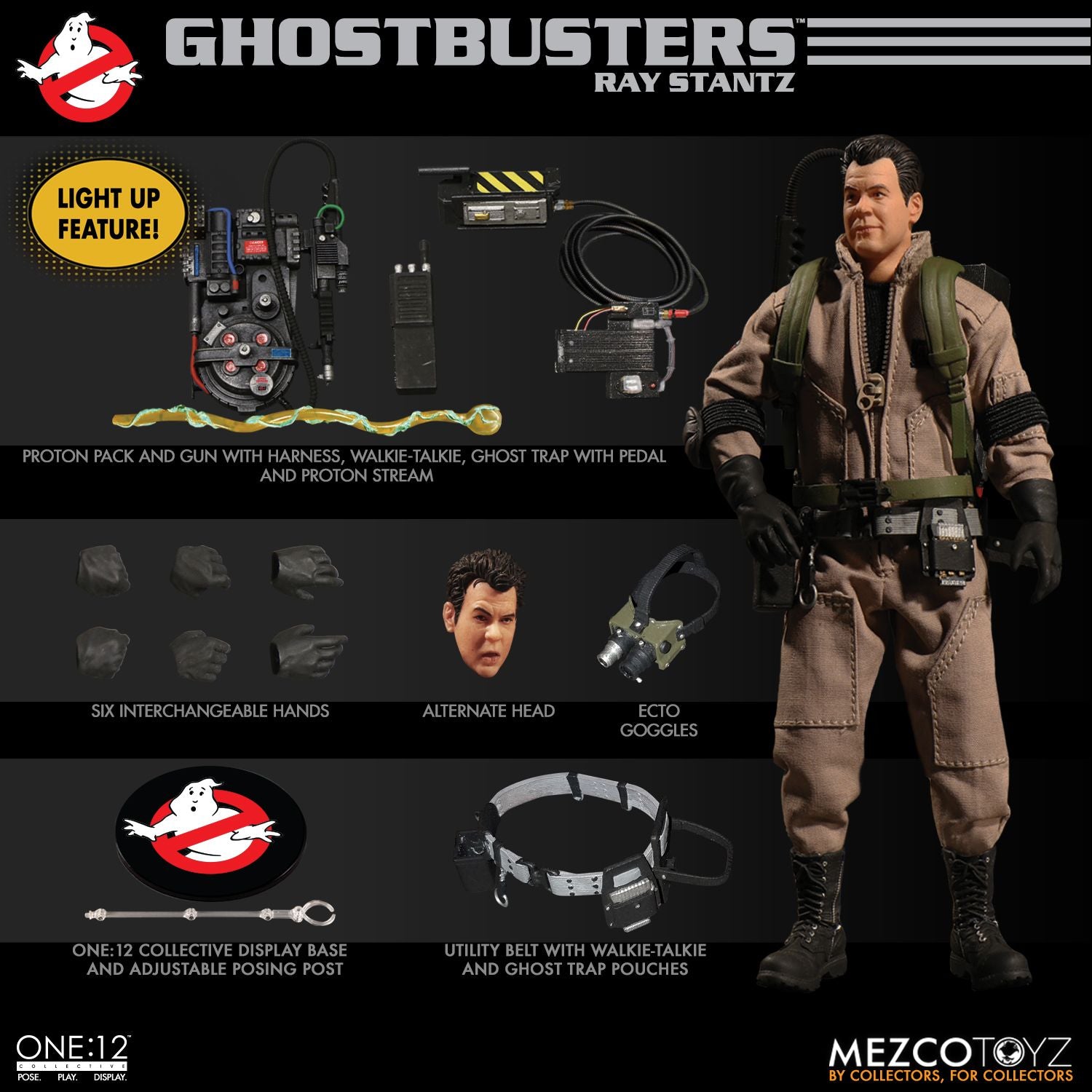 Mezco Ghostbusters One:12 Collective Deluxe Box Set - Collectors Row Inc.