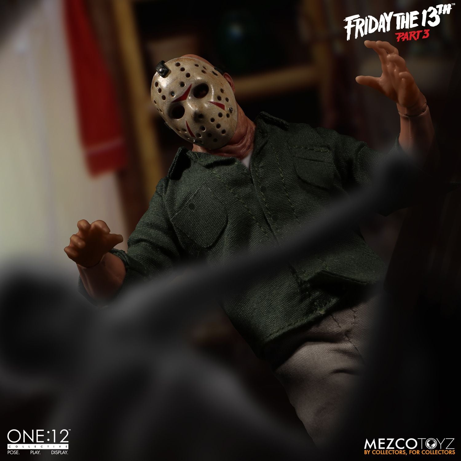 Jason Voorhees Mezco Toys One:12 Friday The 13th Part 3 Action Figure - Collectors Row Inc.