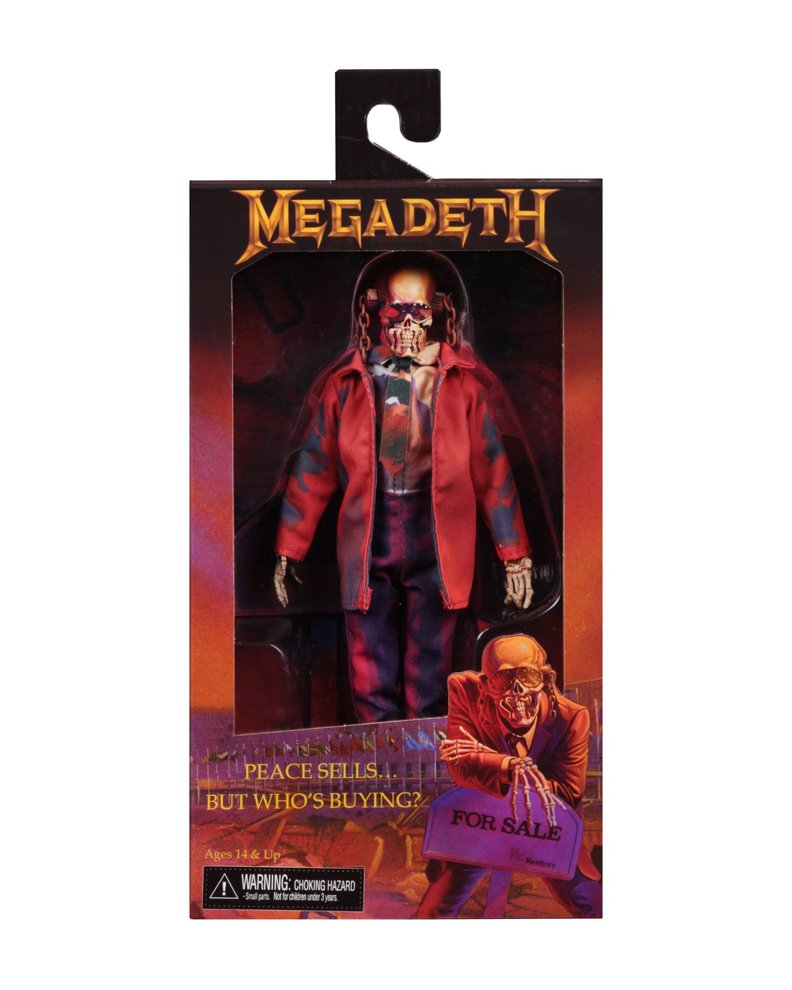 NECA Megadeth - 8" Clothed Figure - Peace Sells... but Who's Buying? - Collectors Row Inc.
