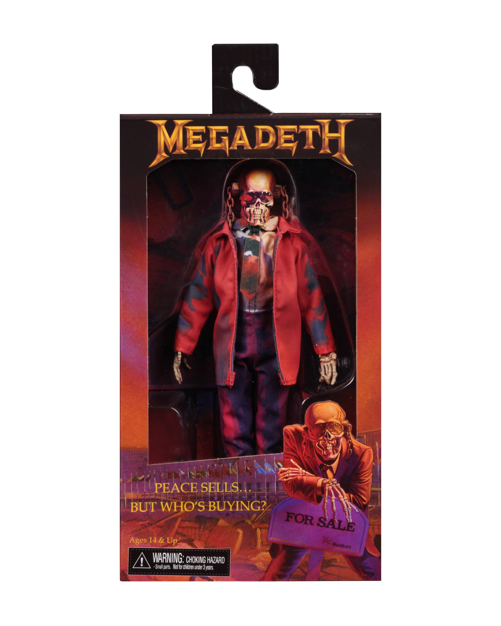NECA Megadeth - 8" Clothed Figure - Peace Sells... but Who's Buying? - Collectors Row Inc.