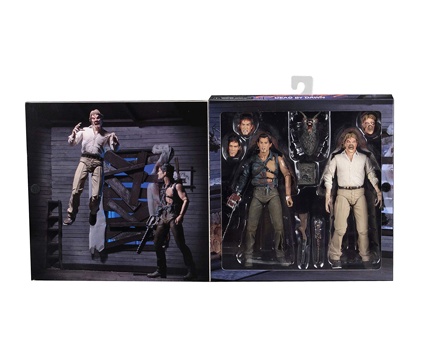 NECA - Evil Dead 2 (30th Anniversary) Boxed Set – 7” Scale Action Figures – Hero Ash and Deadite Ed - Collectors Row Inc.