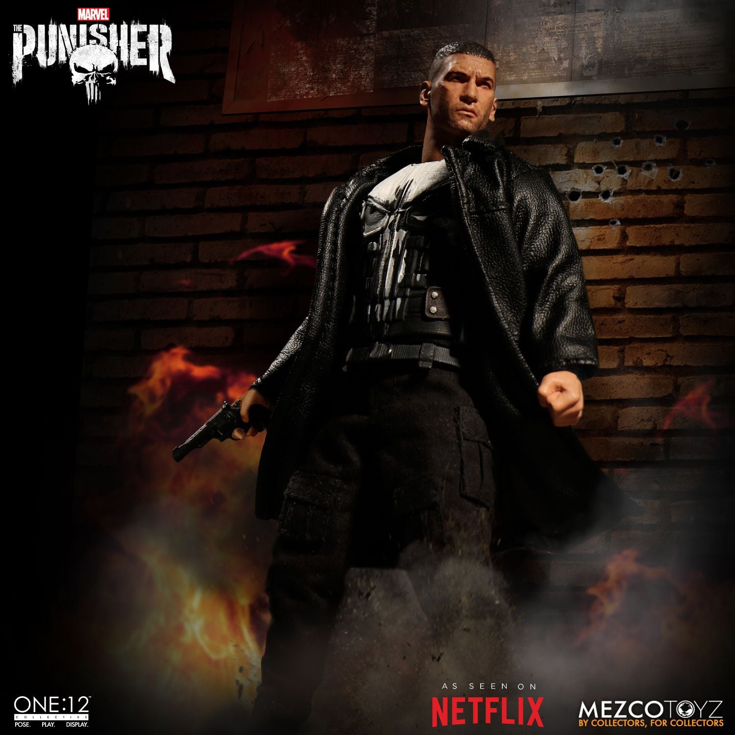 Mezco Netflix Punisher One: 12 Collective: Marvel Action Figure - Collectors Row Inc.