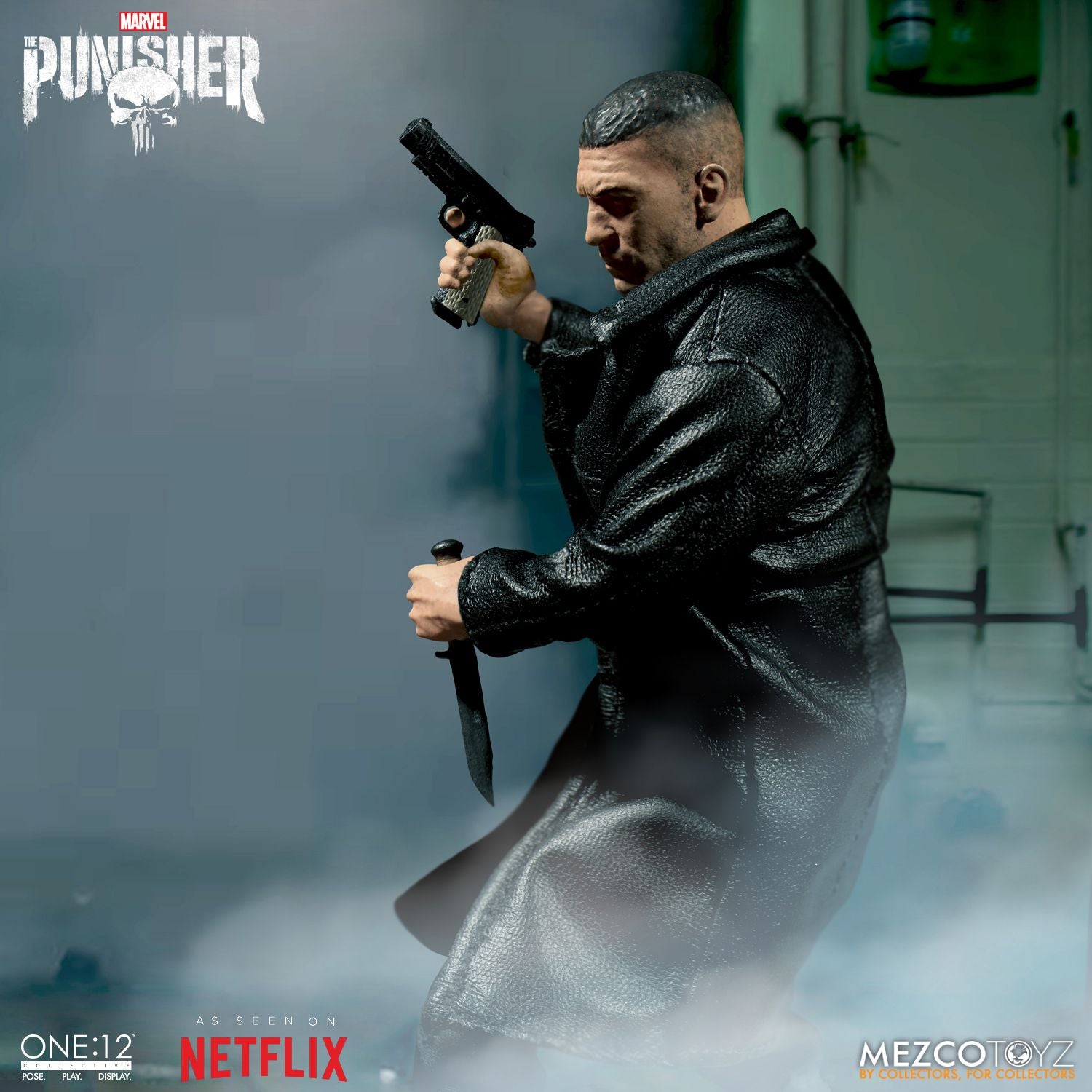 Mezco Netflix Punisher One: 12 Collective: Marvel Action
