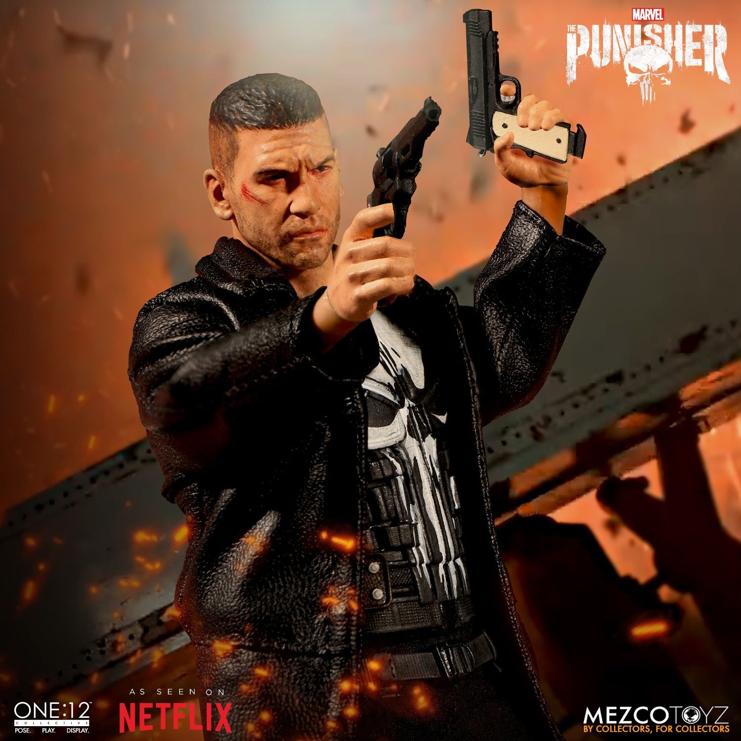 Mezco Netflix Punisher One: 12 Collective: Marvel Action Figure - Collectors Row Inc.