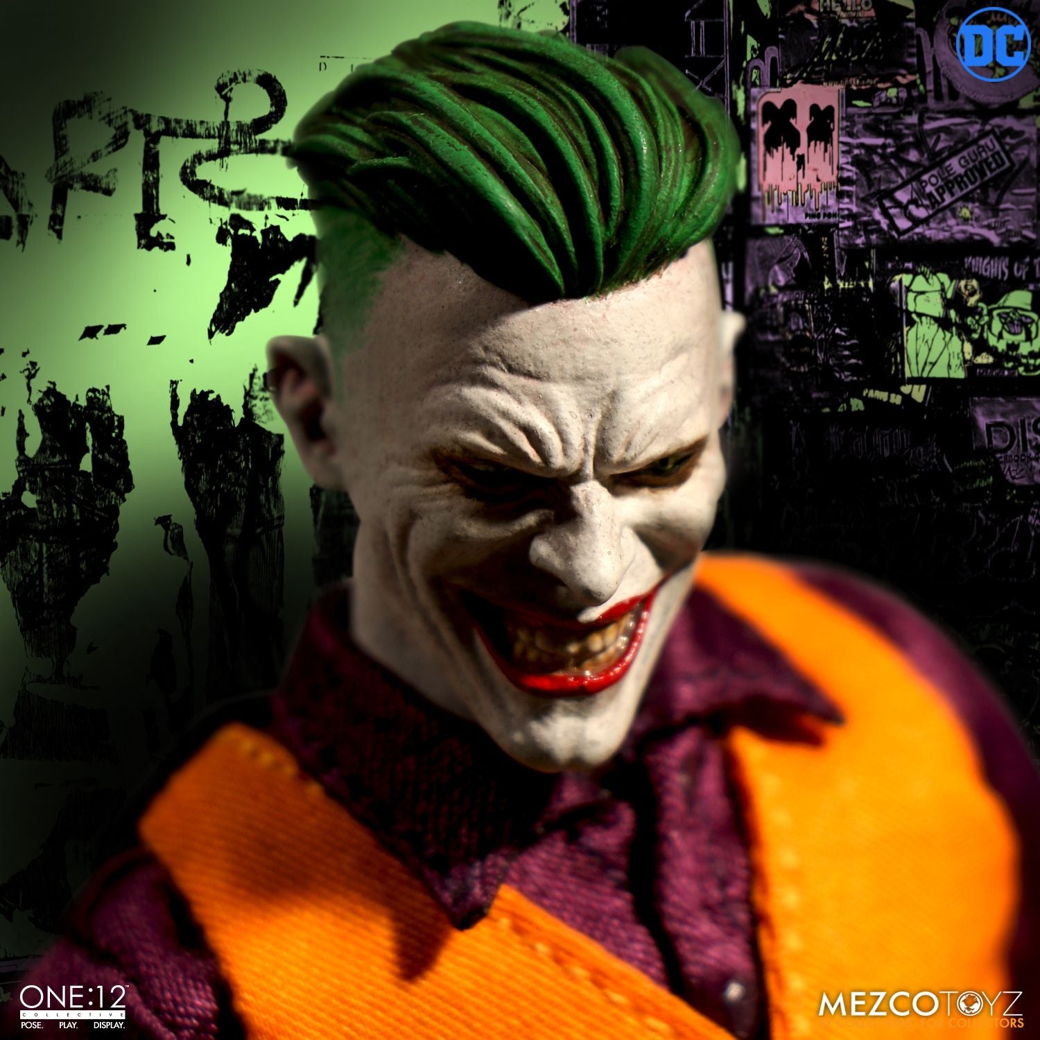 Mezco Toys One: 12 Collective: DC The Joker Clown Prince of Crime Edition Action Figure - Collectors Row Inc.