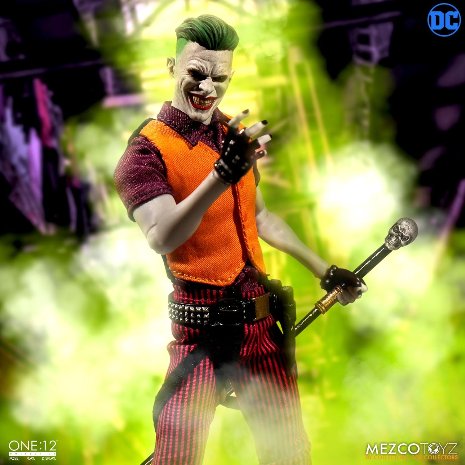 Mezco Toys One: 12 Collective: DC The Joker Clown Prince of Crime Edition Action Figure - Collectors Row Inc.