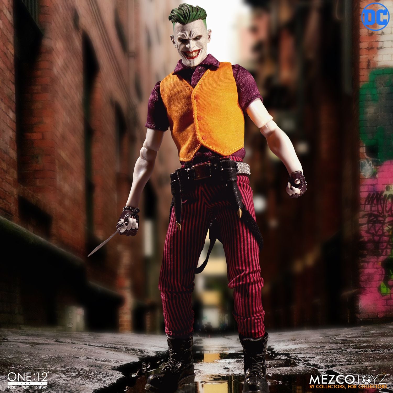 Mezco Toys One: 12 Collective: DC The Joker Clown Prince of Crime Edition Action Figure - Collectors Row Inc.