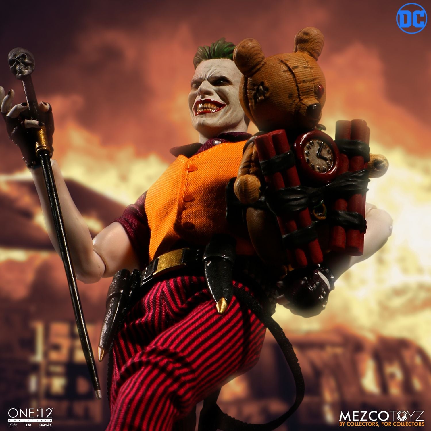 Mezco Toys One: 12 Collective: DC The Joker Clown Prince of Crime Edition Action Figure - Collectors Row Inc.