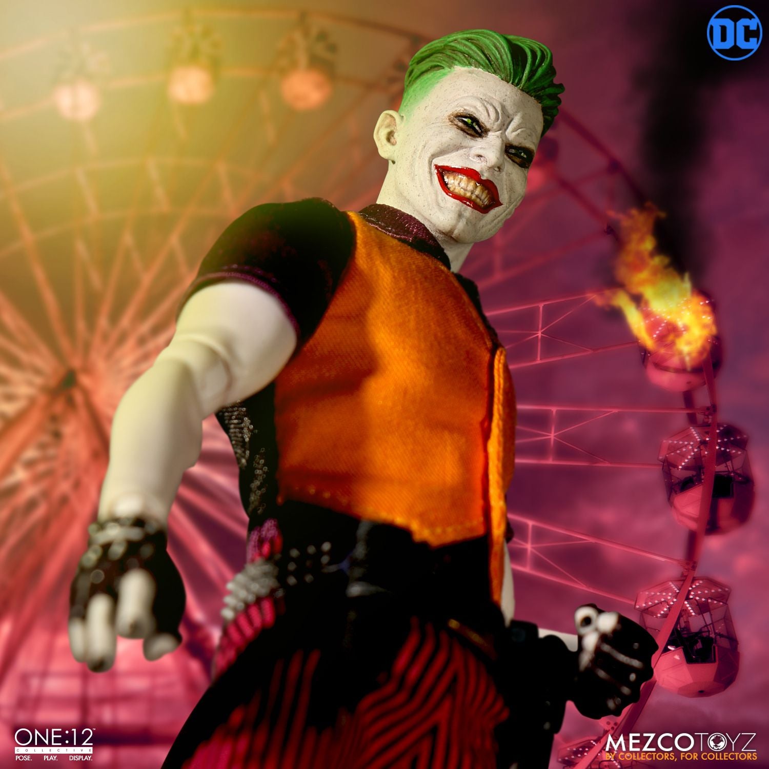 Mezco Toys One: 12 Collective: DC The Joker Clown Prince of Crime Edition Action Figure - Collectors Row Inc.